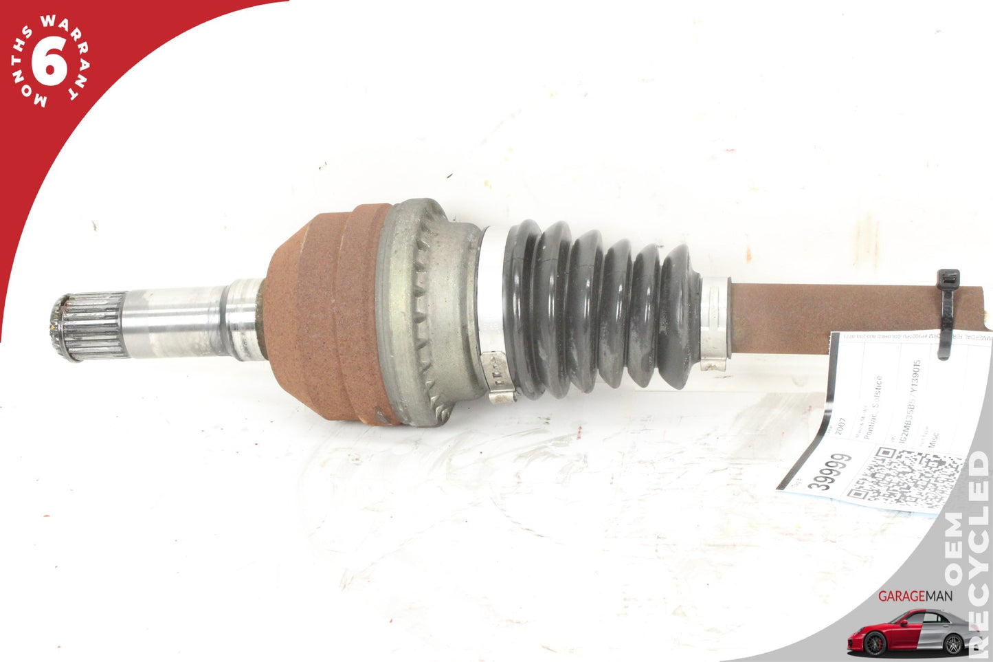 2006-2010 Pontiac Solstice RWD Rear Left Side Axle Shaft 15296759 OEM