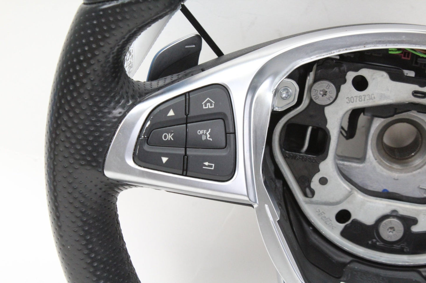 2015 Mercedes-Benz C300 CDI C-Class W205 Sedan Sport Flat Bottom Steering Wheel w/ Paddle Shifters 0004603803