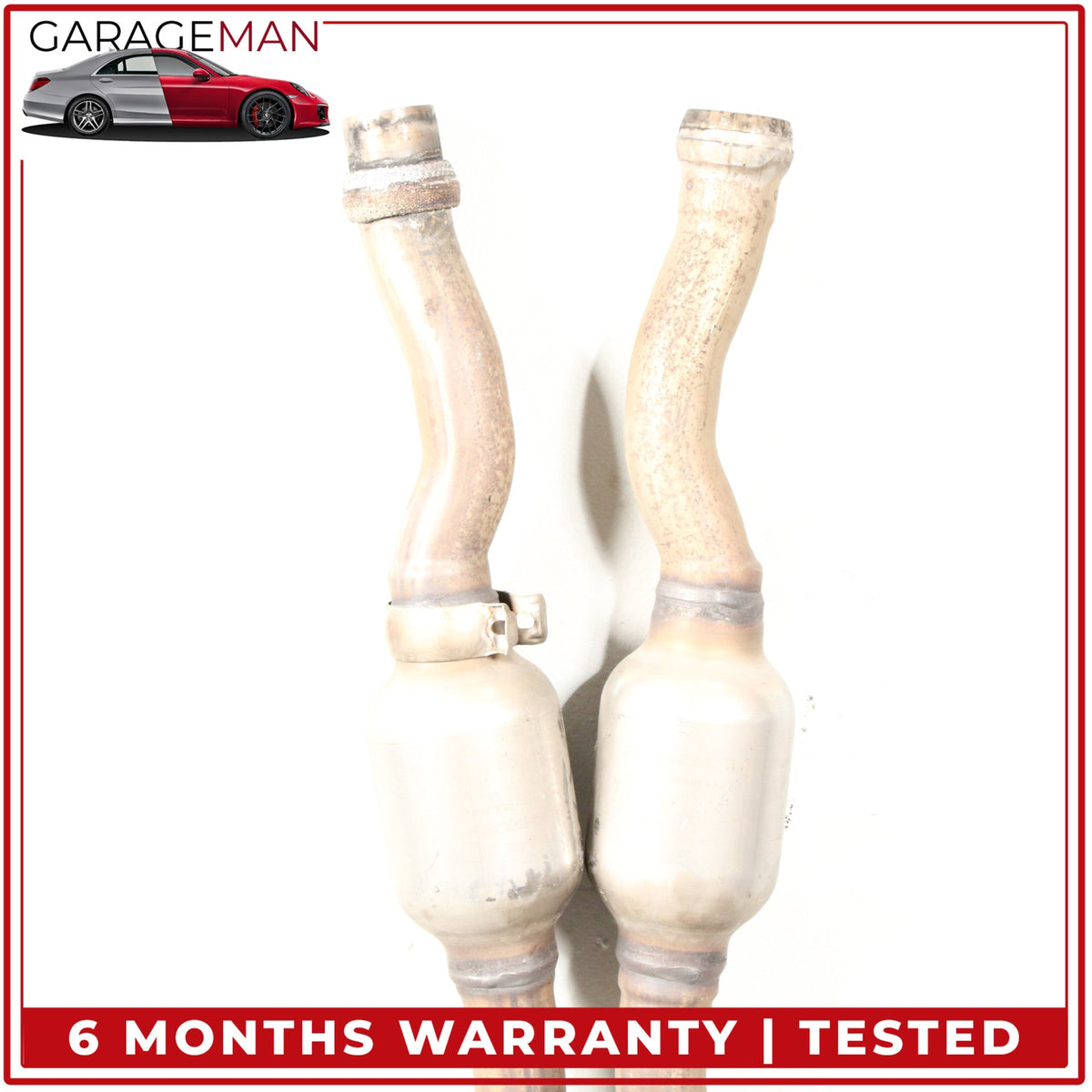 2012-2016 Mercedes W207 E350 RWD Engine Exhaust Downpipe 2124907636 Set OEM