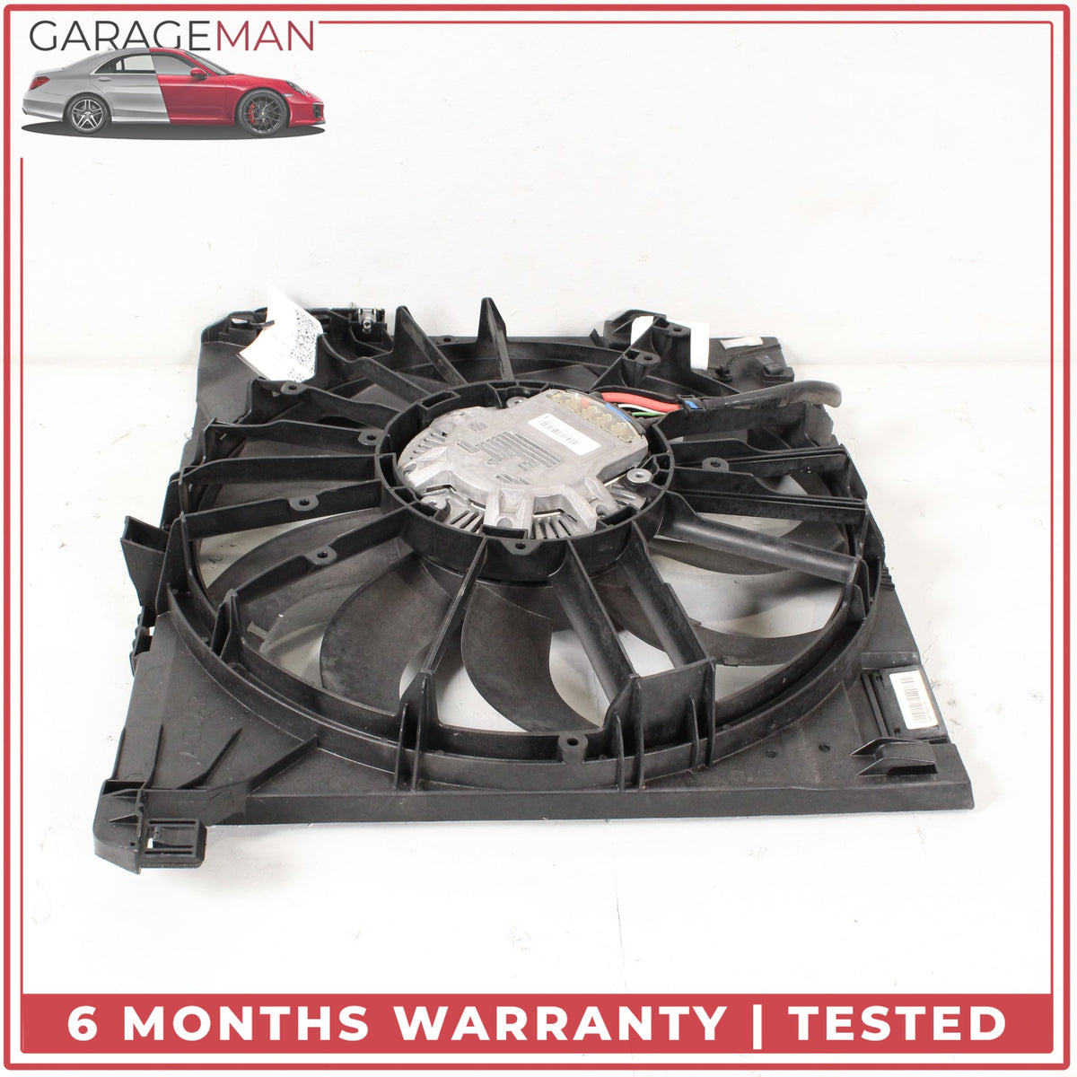 2010-2019 Jaguar XF X250 Engine Cooling Radiator Fan Motor 9W838C607BH OEM