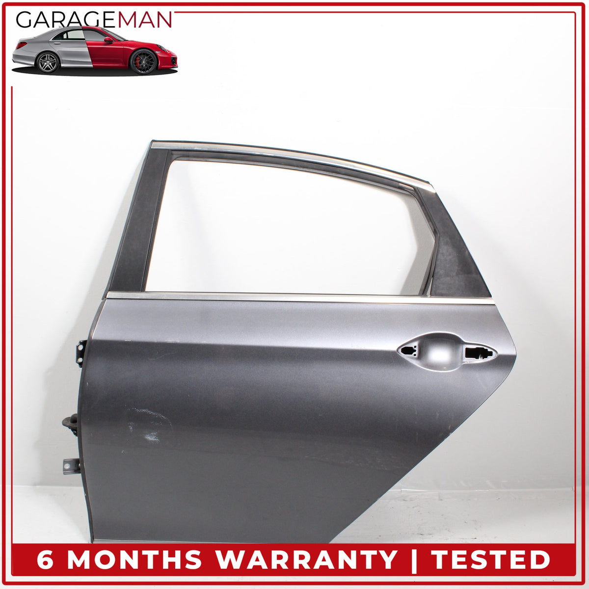 2015-2020 Genesis G80 Rear Left Driver Side Door Shell Gray 77003B1500 OEM