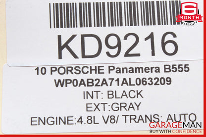 10-15 Porsche Panamera 970 Rear Left Side Backseat Seat Bolster Cushion Cover
