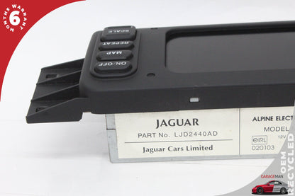 2000-2006 Jaguar XK8 X100 GPS Navigation Info Display Screen LJD2440AD OEM