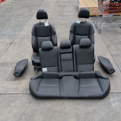 2016-2020 Infiniti Q50 V37 Red Sport Front and Rear Complete Seat Assembly OEM