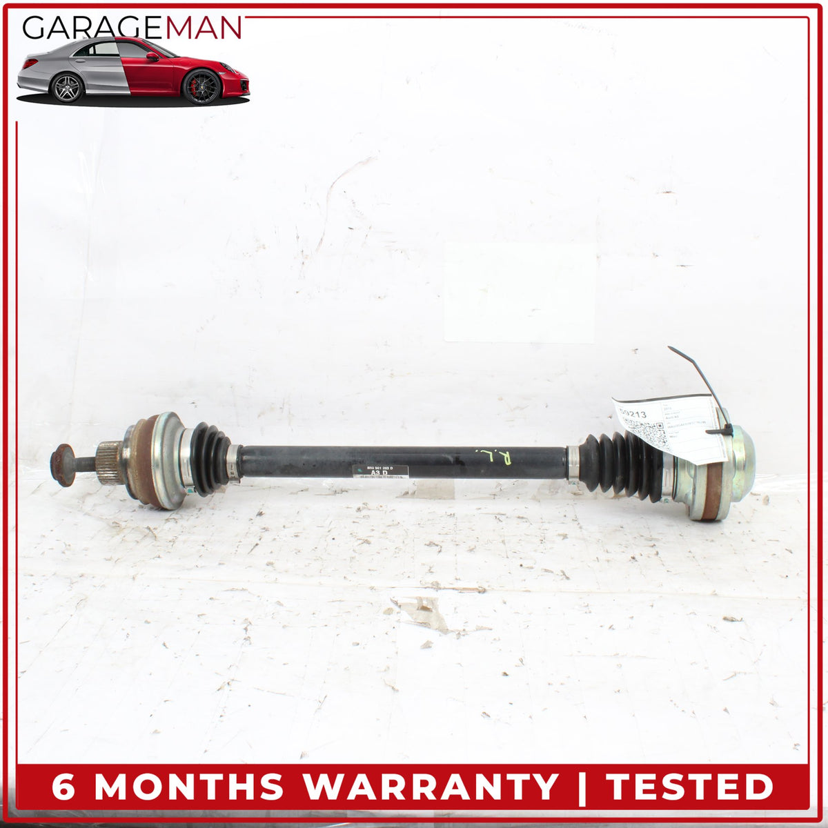 2011-2018 Audi A8 A6 A7 AWD Rear Left Side CV Axle Drive Shaft 8R0501203D OEM