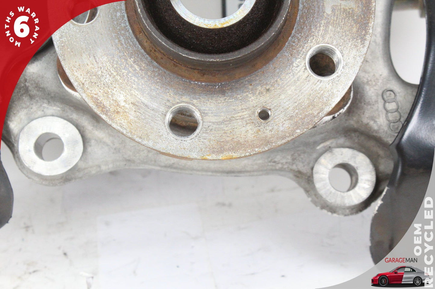 09-17 Audi A6 C7 AWD 3 Front Right Spindle Knuckle Wheel Hub 4G0407242C Genuine