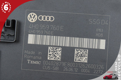 2011-2018 Audi A8 Front Left Seat Control Module 4H0959760 OEM
