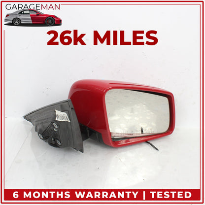 2010-2017 Mercedes C207 E400 Coupe Front Right Door Rear View Mirror Red OEM