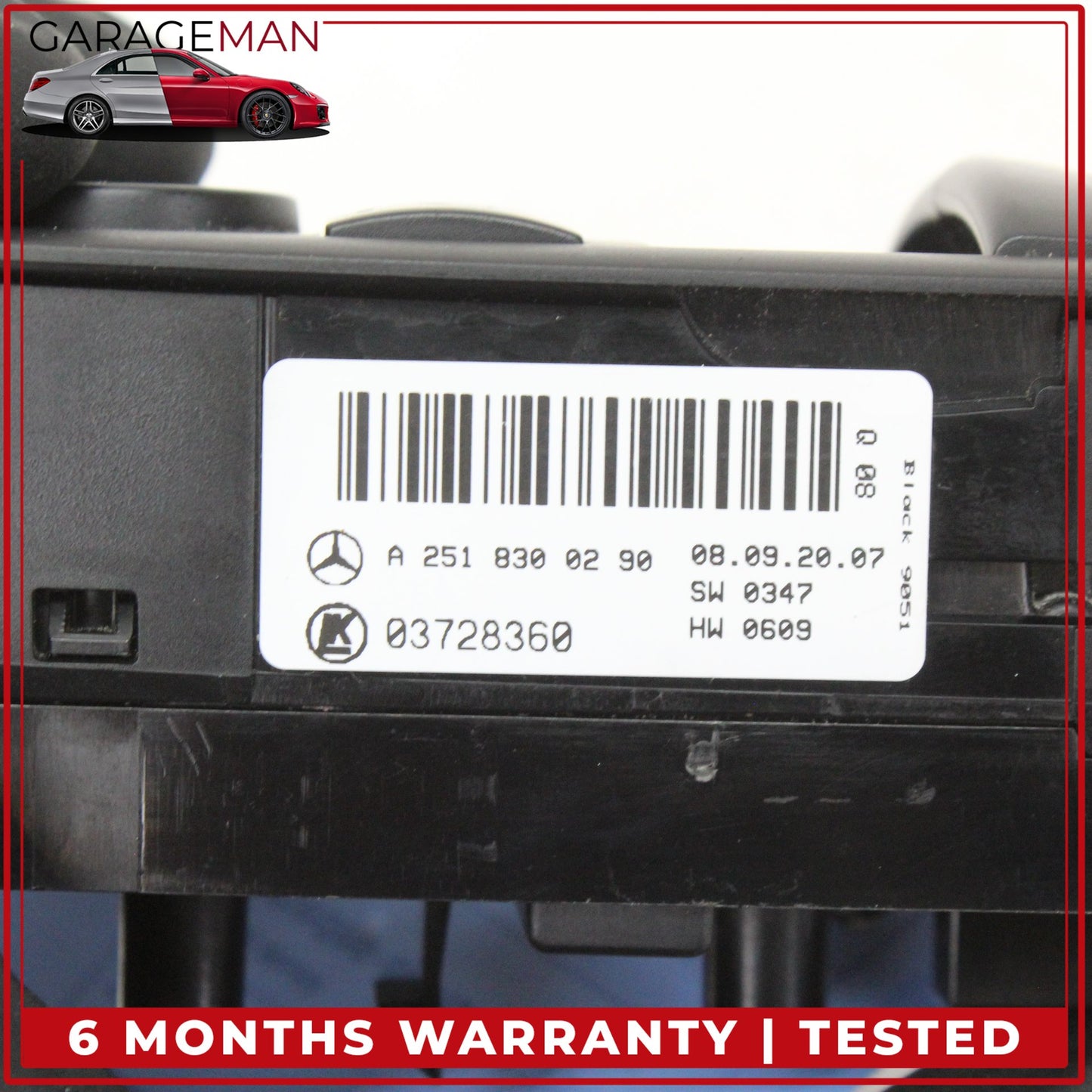 2009-2013 Mercedes W164 ML350 R350 Front Left Master Window Control Switch OEM