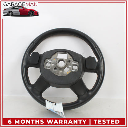 2011-2018 Audi A8 S8 Steering Wheel w/ Paddle Shifters Leather Black OEM