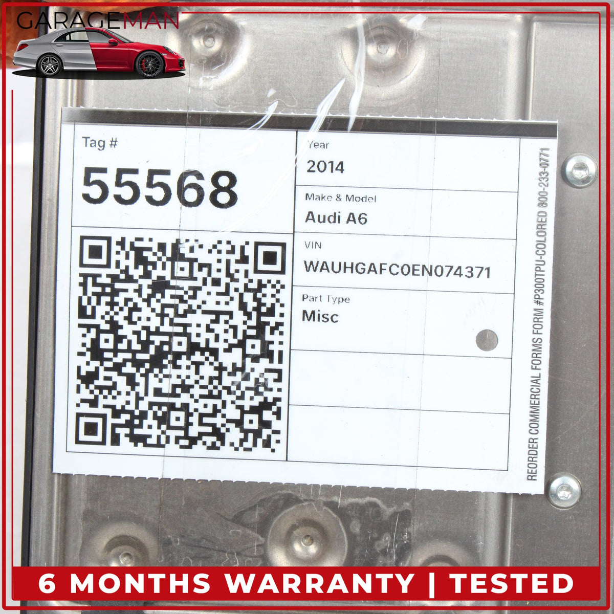 2012-2015 Audi A6 S6 Onboard Power Supply Control Module Unit 4H0907063CG OEM