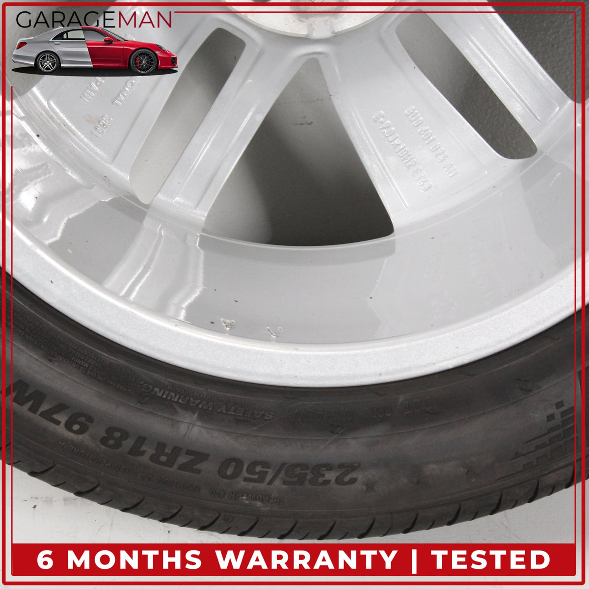 2016-2018 Audi Q3 Front or Rear Side Wheel Rim w/ Kumho Tire 7JX18H2 ET43 OEM