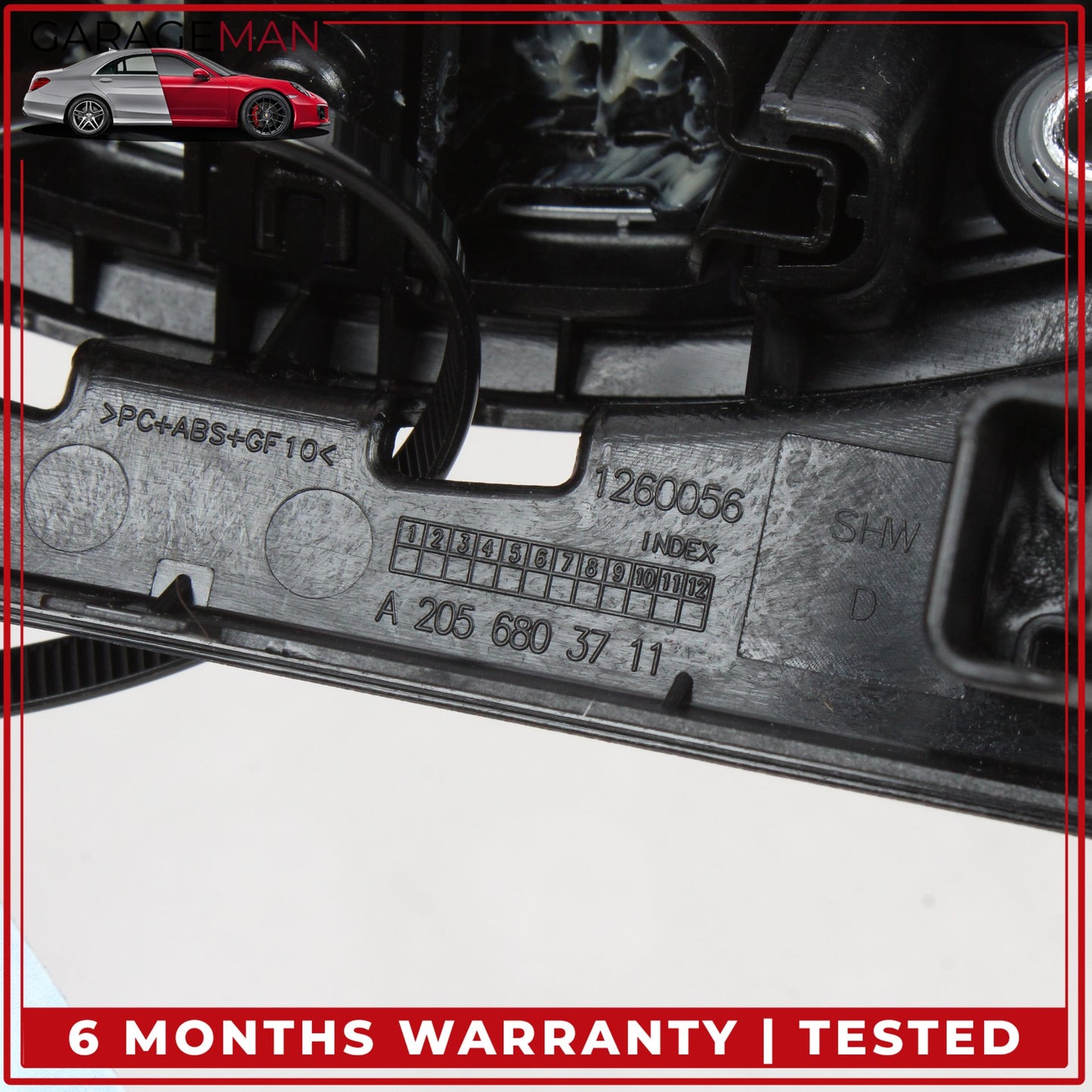 2015-2023 Mercedes W205 C300 Console Armrest Tray Lock Cover 2056803711 OEM