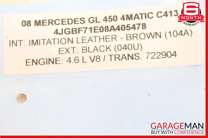 2006-2012 Mercedes X164 GL450 ML500 Front Left Bumper Reinforcement Bracket OEM