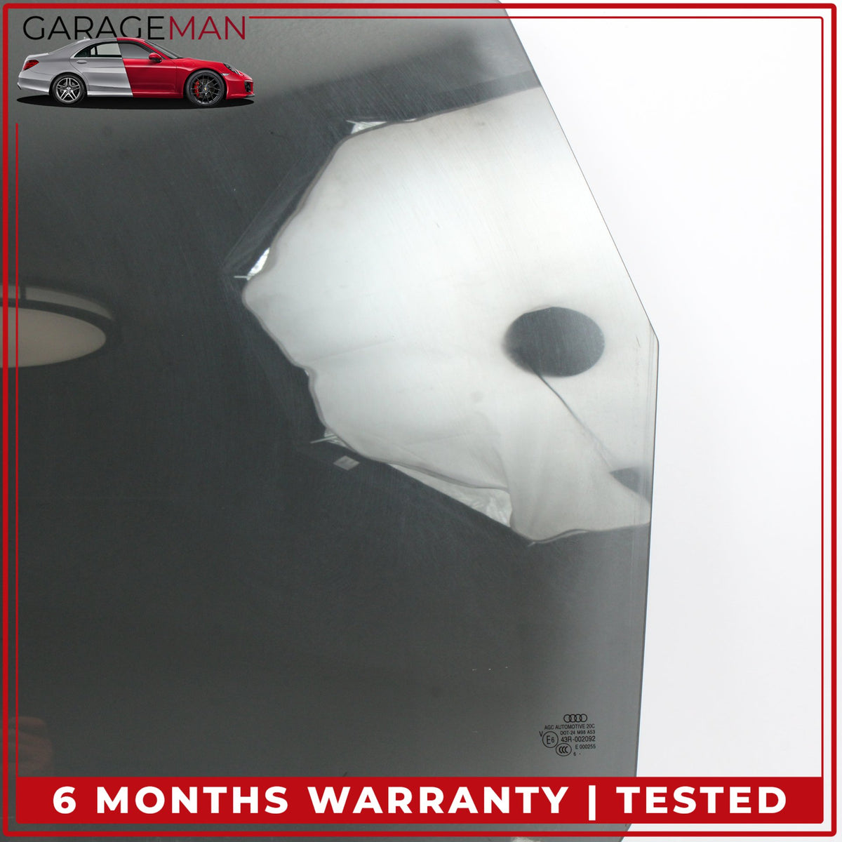 2017-2024 Audi Q7 Rear Left Driver Side Door Window Glass 4M0845025B OEM