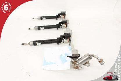 2008-2010 Porsche Cayenne 957 Upper Fuel Rail w/ Injectors 03H133316A OEM