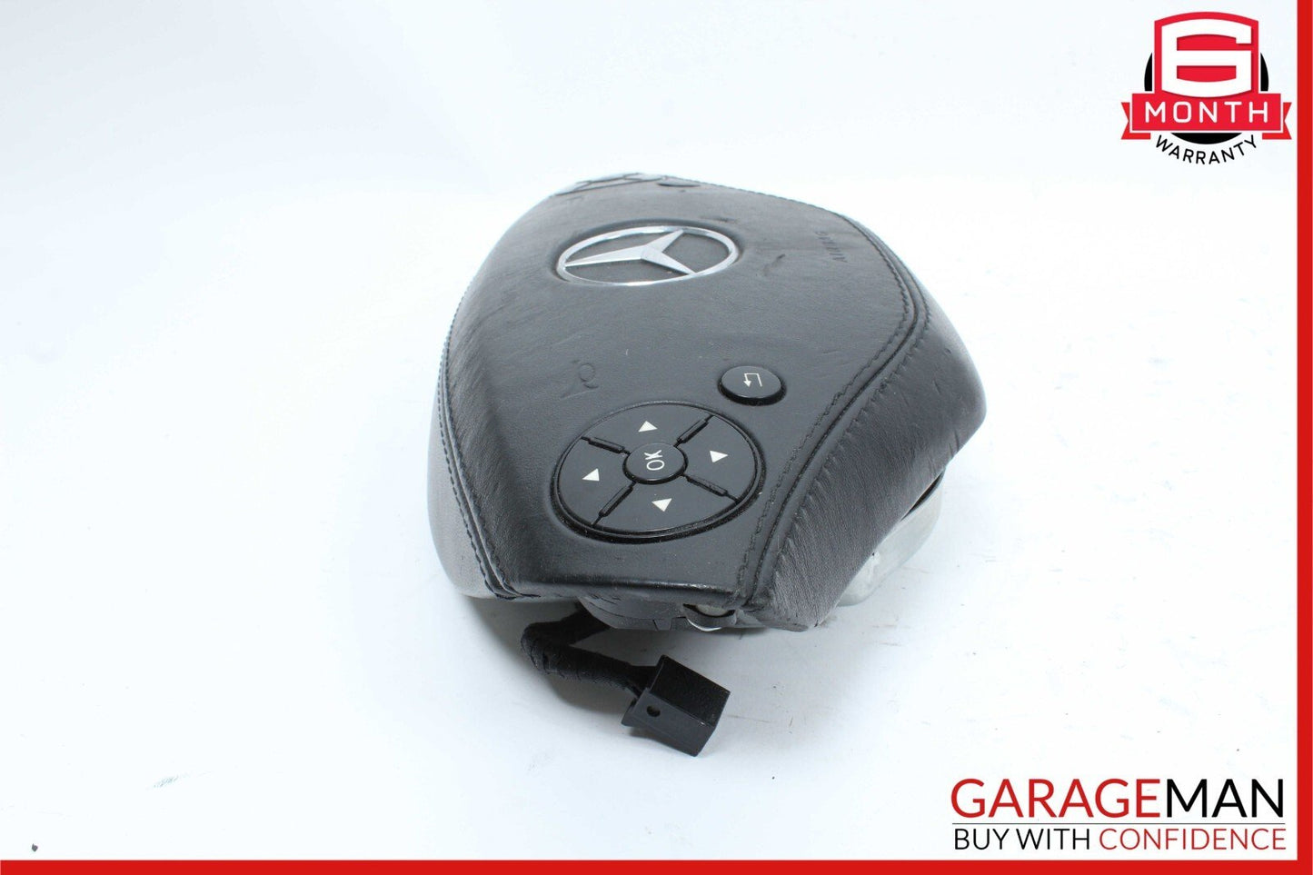 10-14 Mercedes W221 S550 S600 CL550 Steering Wheel Airbag Air Bag Black OEM