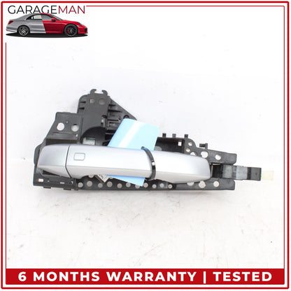 2017-2024 Audi Q7 Rear Left Side Exterior Door Handle Silver 4M0837885A OEM