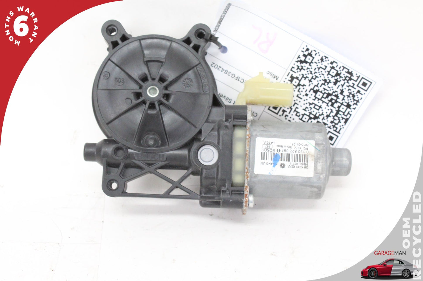2014-2019 Chevrolet Silverado 1500 Rear Left Side Window Regulator Motor OEM