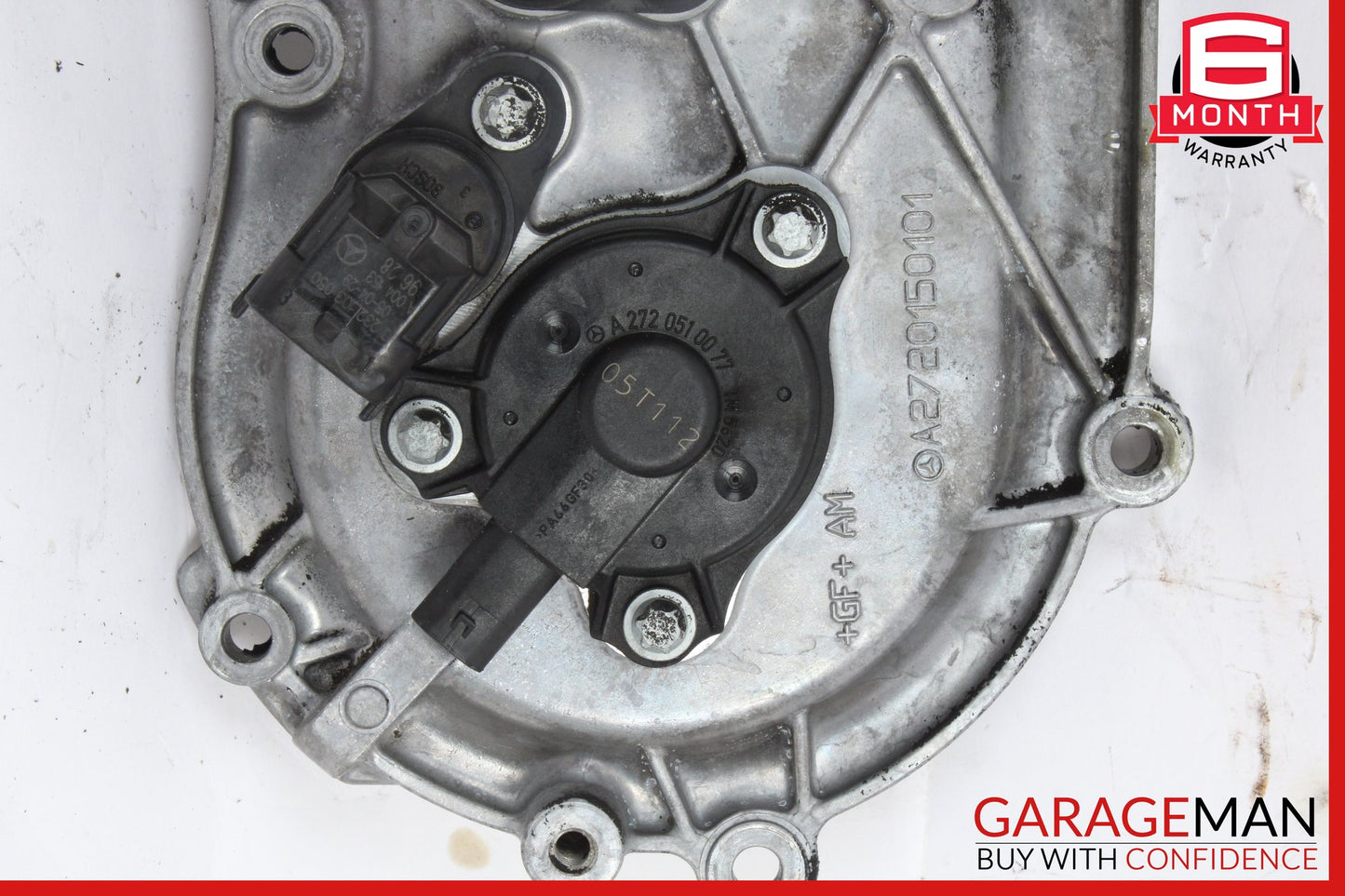 2005-2013 Mercedes W209 CLK350 Front Right Engine Timing Chain Cover Plate OEM