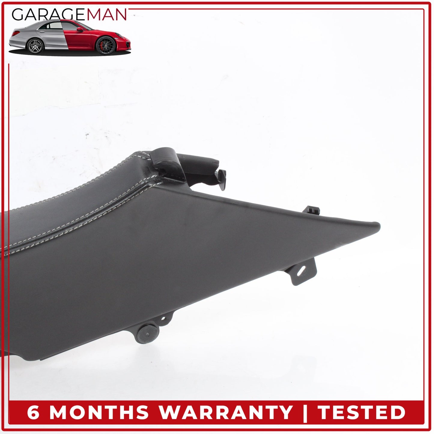 2012-2019 BMW 650i Center Console Trim Cover w/ Ashtray Black Nappa Leather OEM