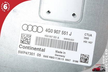 2012-2015 Audi A7 A6 Sedan Engine Control Module ECU ECM DME 4G0907551J OEM