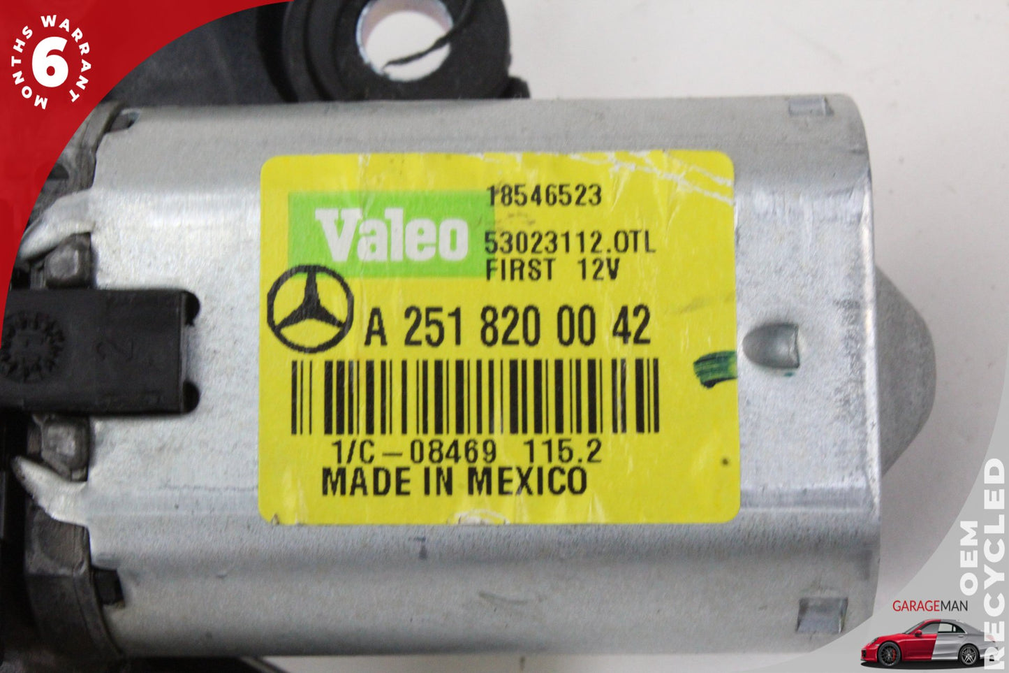 06-19 Mercedes-Benz R350 W251 Rear Windshield Wiper Motor 2518200042 OEM