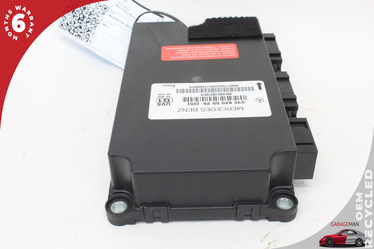 03-08 Mercedes-Benz SL500 R230 Convertible Top Control Module 2308205526