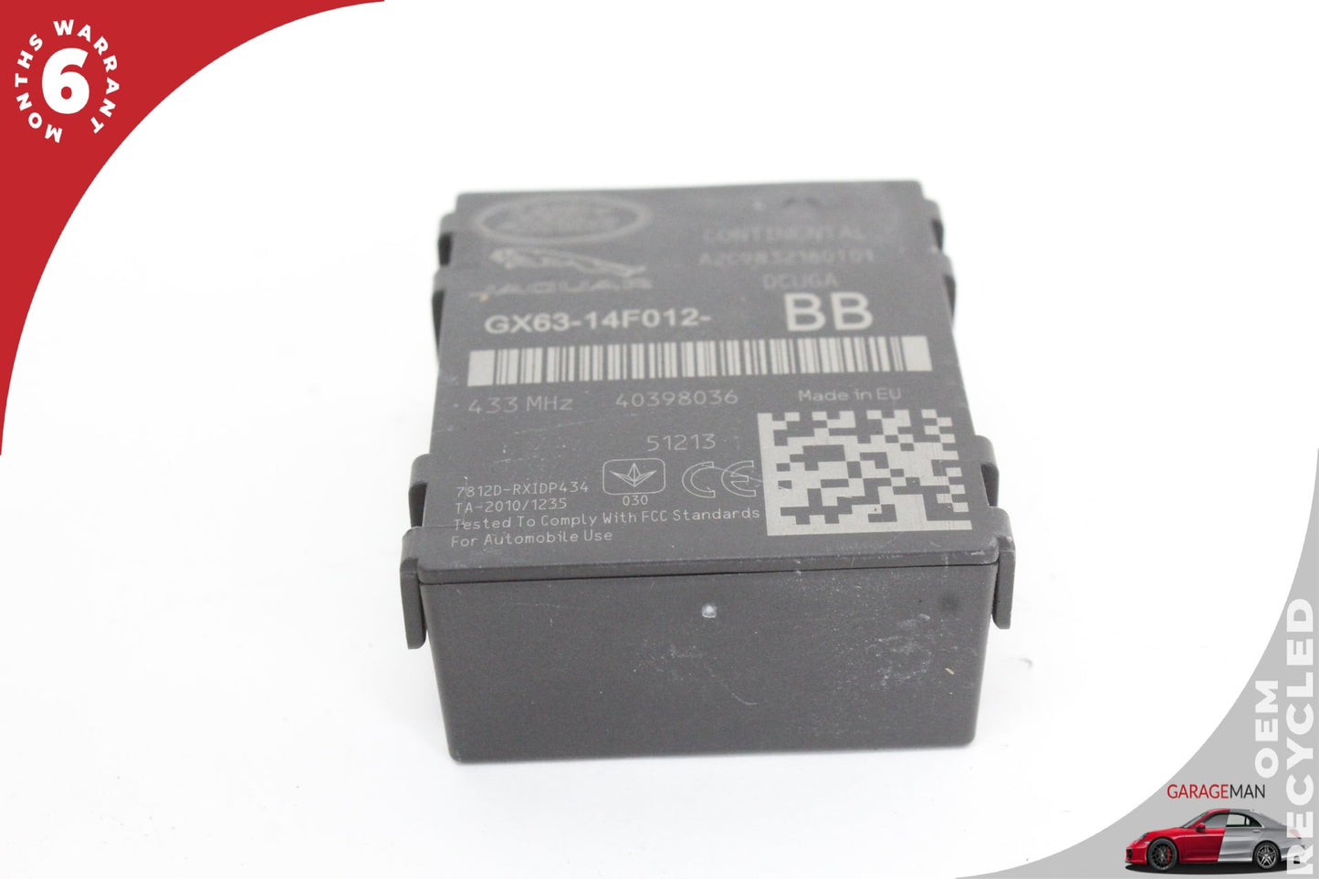 2016-2017 Jaguar XF XE X260 TPMS Tire Pressure Monitor Sensor GX6314F012BB OEM