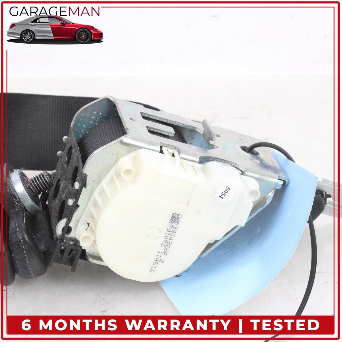 2004-2010 BMW 650i E64 Convertible Rear Upper Seat Belt Retractor 7918753 OEM