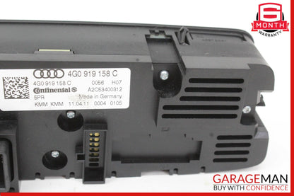2012-2018 Audi A6 C7 Rear AC Climate Control Switch Panel 4G0919158C
