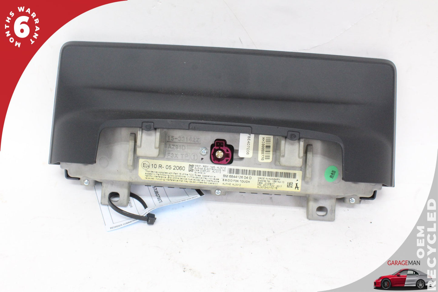 2018-2021 BMW 430i 330e M3 GPS Navigation LCD Display Screen Monitor 8.8" OEM