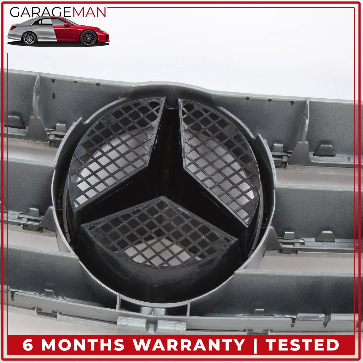 2003-2009 Mercedes W209 CLK350 Front Radiator Hood Center Grill Grille OEM
