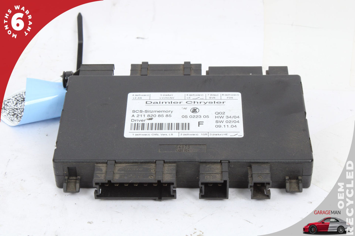 2003-2012 Mercedes W219 CLS550 Front Left Seat Control Module 2118208585 OEM