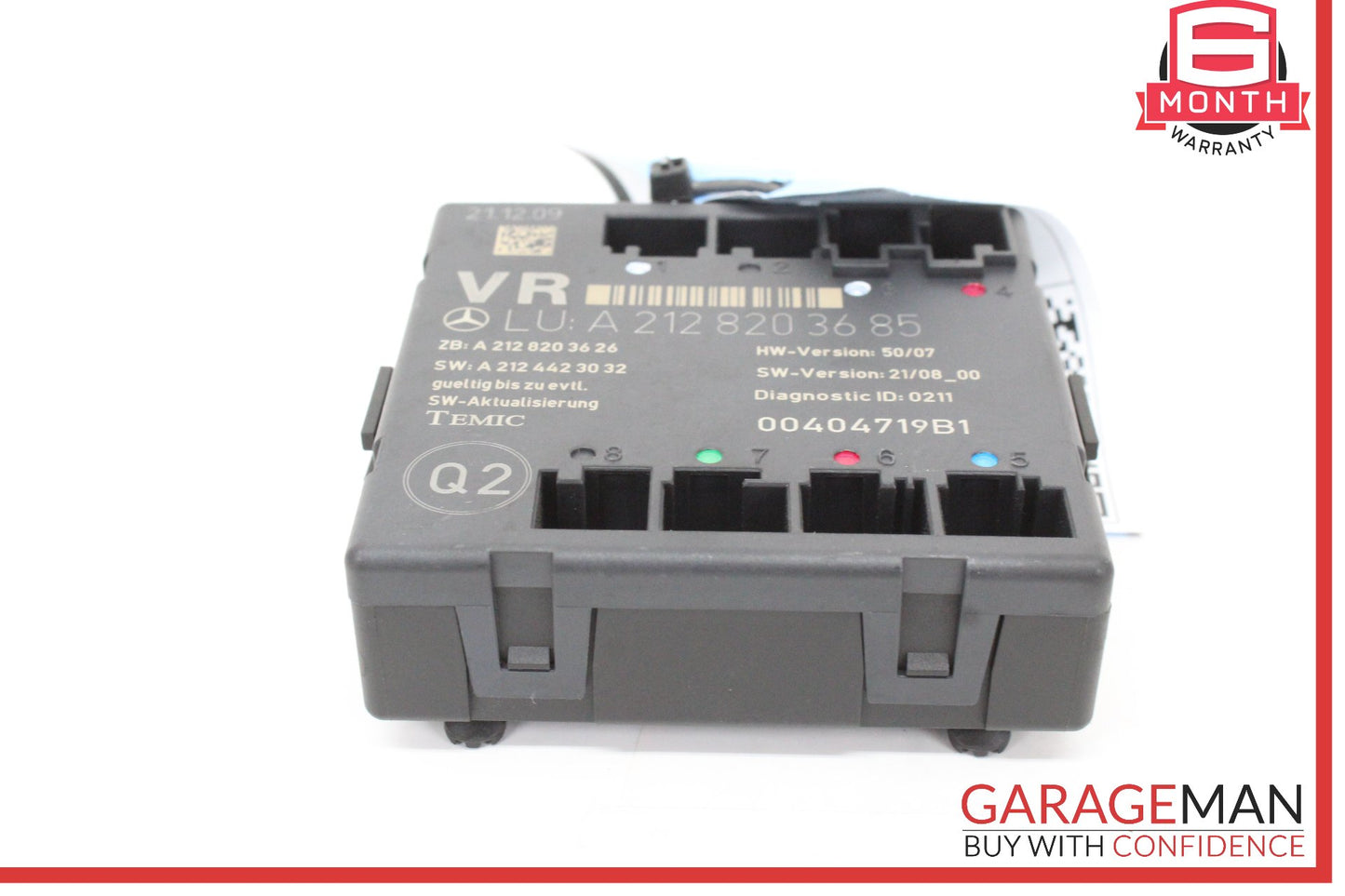 2008-2018 Mercedes W212 E350 Front Right Passenger Side Door Control Module OEM