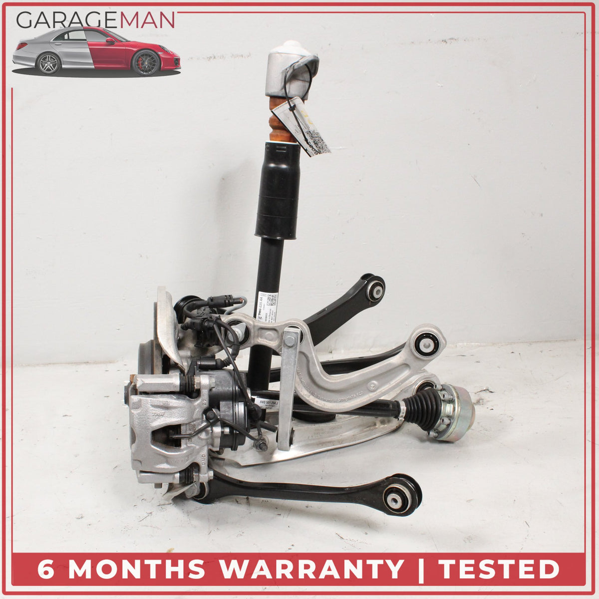 2017-2025 Audi A4 B9 Rear Right Suspension Spindle Knuckle Control Arm Set OEM