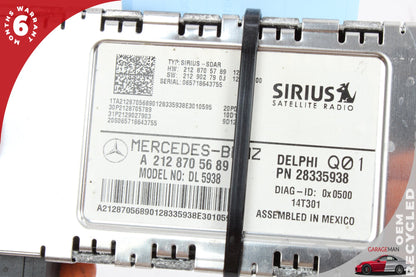 2010-2017 Mercedes X166 GL550 Sirius Satellite Radio Receiver 2128705689 OEM