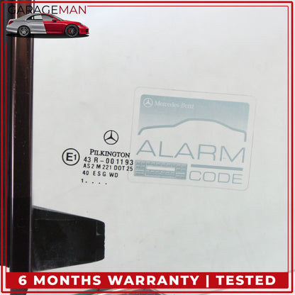 1997-2004 Mercedes-Benz SLK230 R170 Rear Left Quarter Window Glass 1706700310
