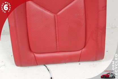2015-2018 Porsche Macan 95B Front &amp; Rear Complete Leather Seat Assembly Red OEM