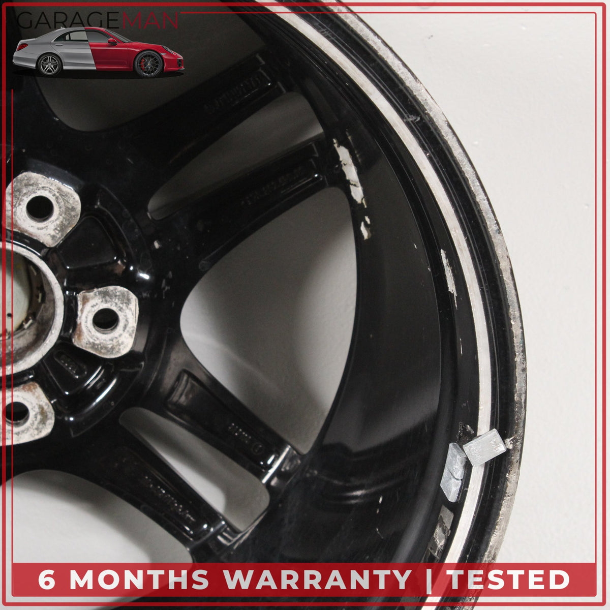 2010-2016 Porsche Panamera 970 Rear Side Wheel Rim 10JX19H2 ET61 97036216000 OEM