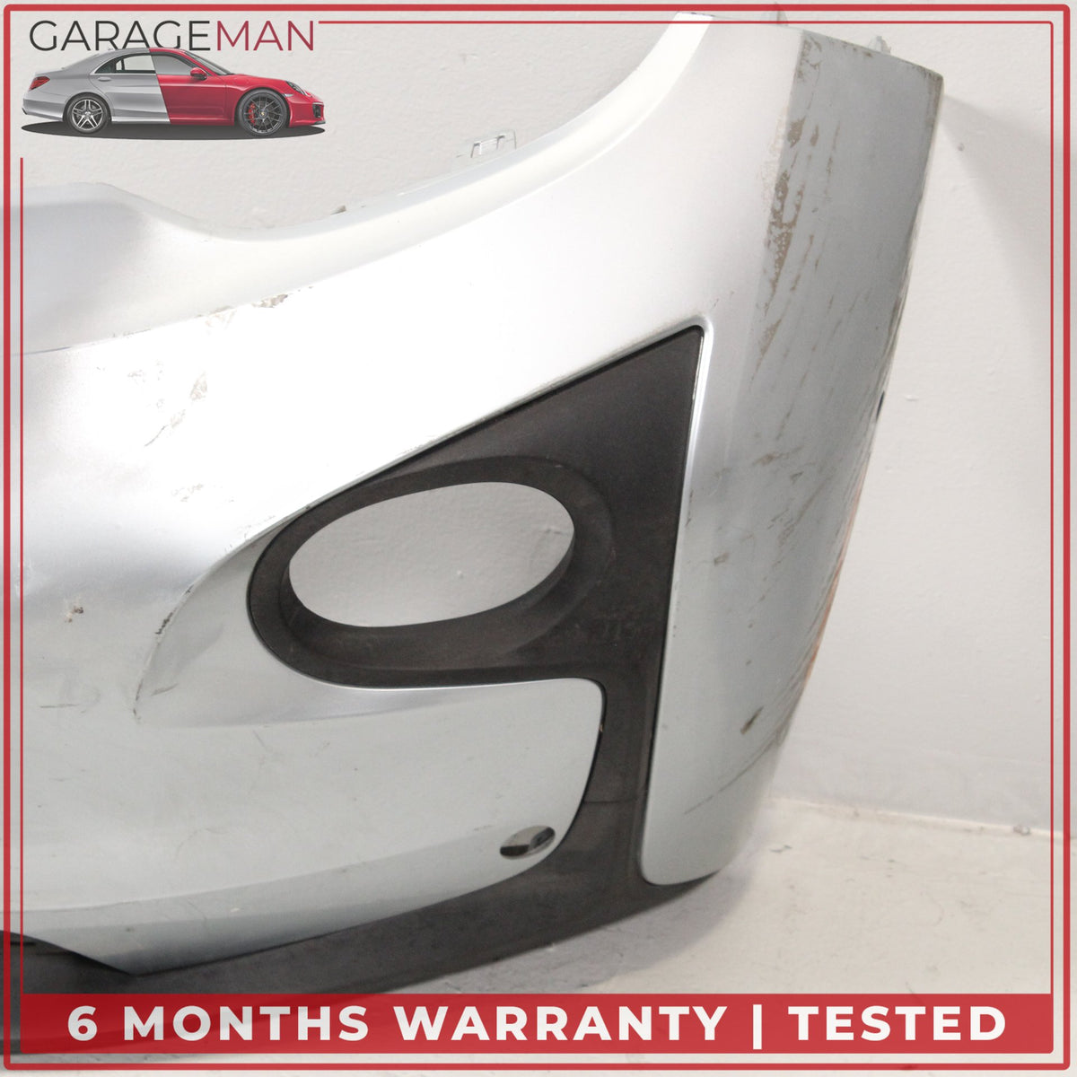 2014-2017 BMW i3 I01 Sedan Front Bumper Cover Assembly 7376739 Silver Metallic