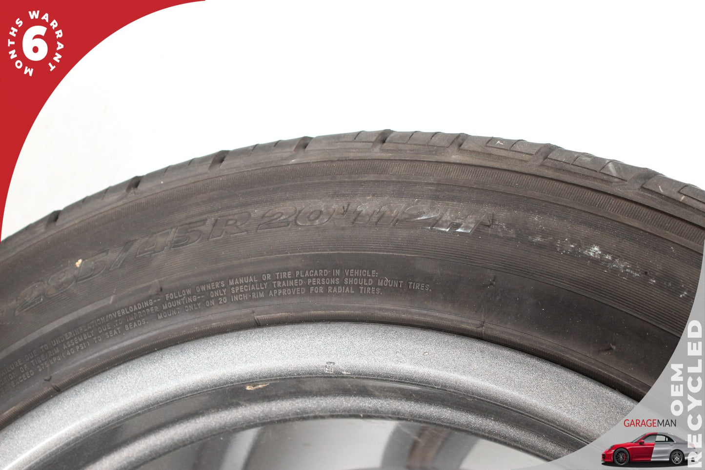 2017-2025 Audi Q7 SQ7 Wheel Rim w/ Tire 10 Spoke 9JX20H2 ET33 4M0601025AD OEM