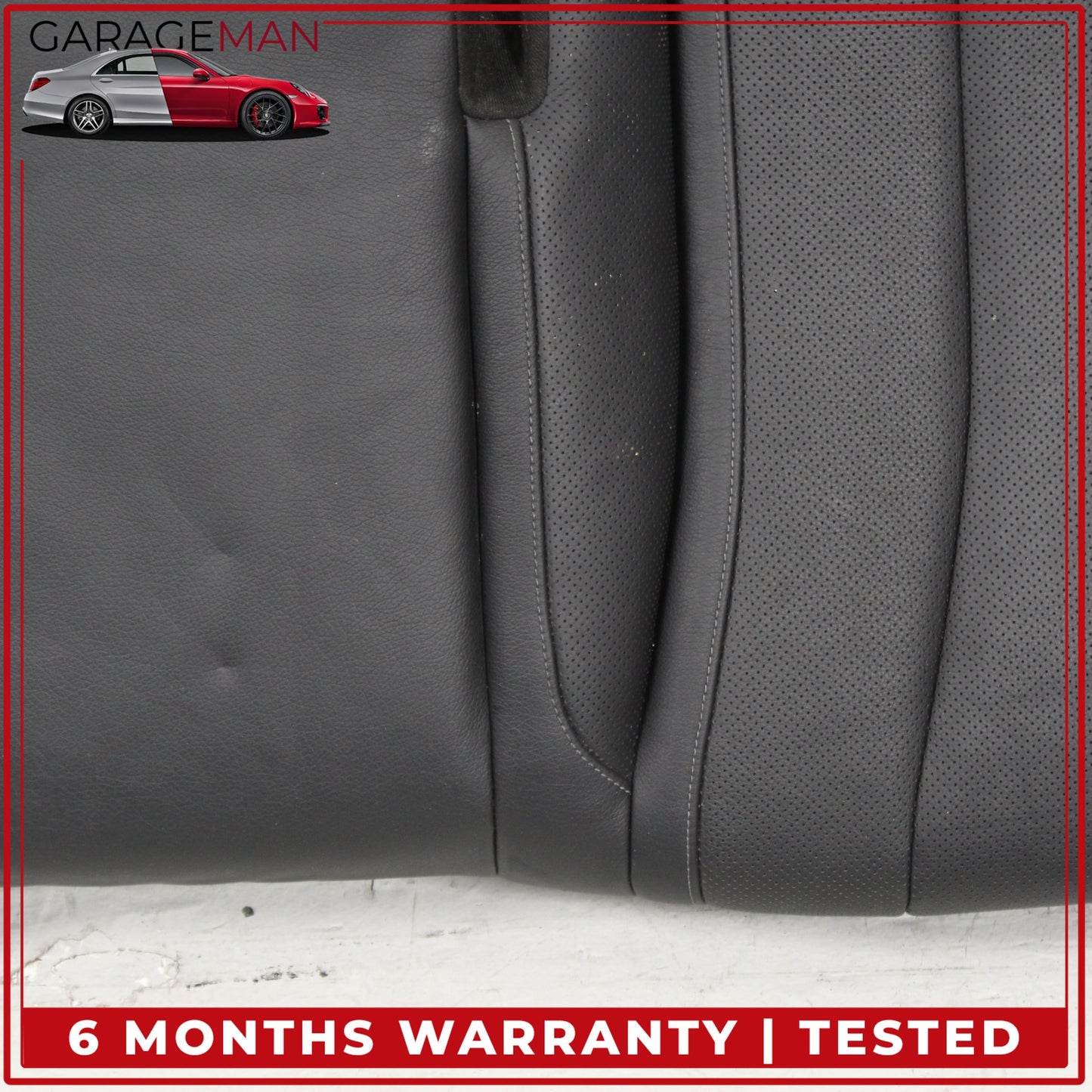 2014-2020 Mercedes W222 S550e Rear Lower Bottom Seat Cushion Black OEM