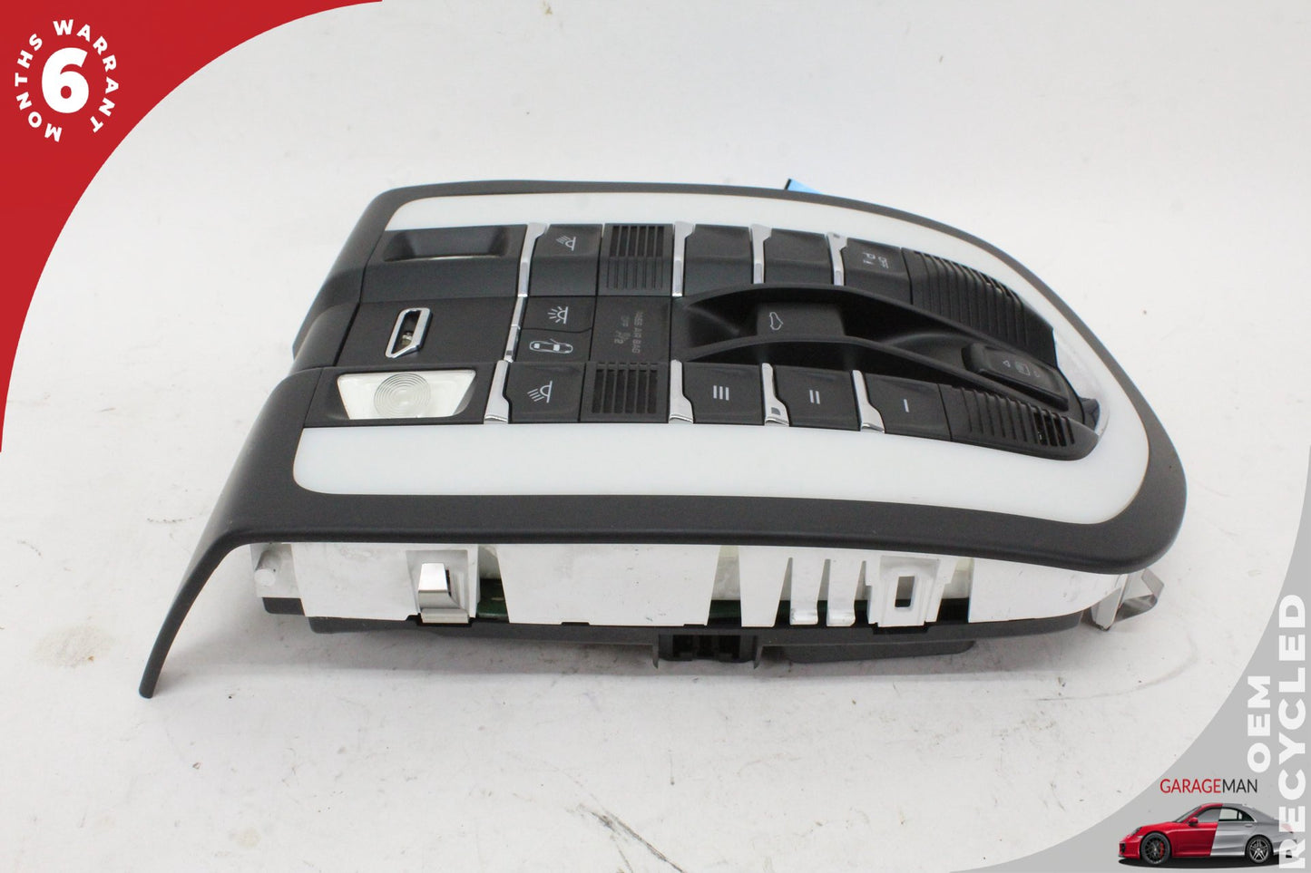 2010-2018 Porsche Cayenne 958 Panamera 970 Overhead Dome Light Lamp Black OEM