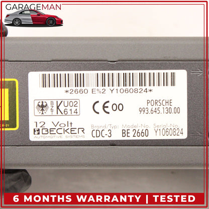 1997-2005 Porsche 911 Carrera 996 CD Changer 3 Disc Player 99364513000 OEM