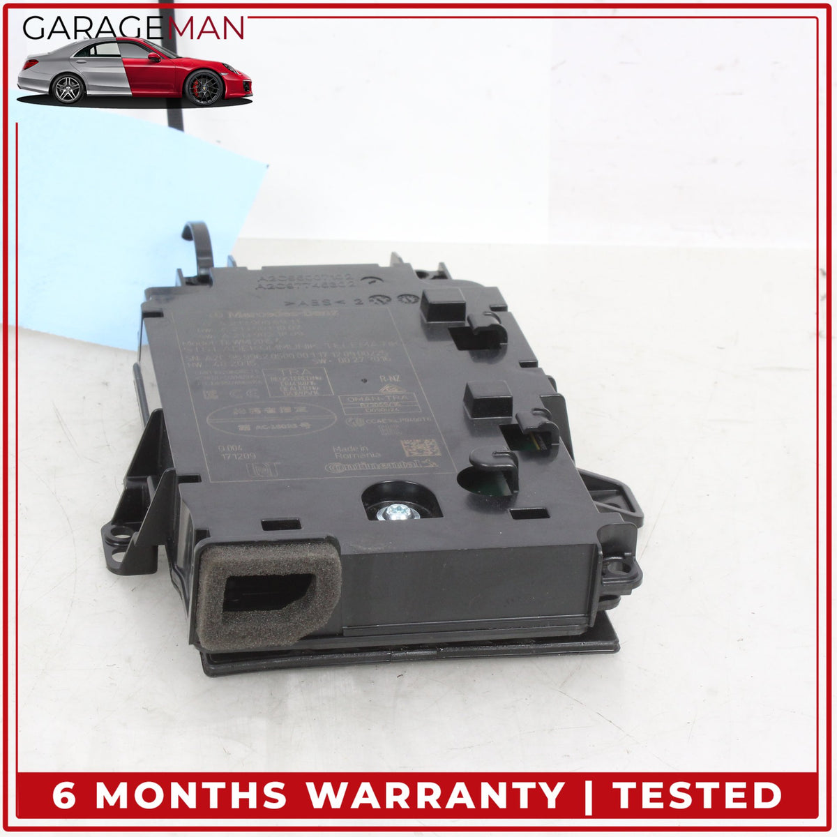 2017-2020 Mercedes W213 E300 Wireless Phone Charging Control Module Unit OEM
