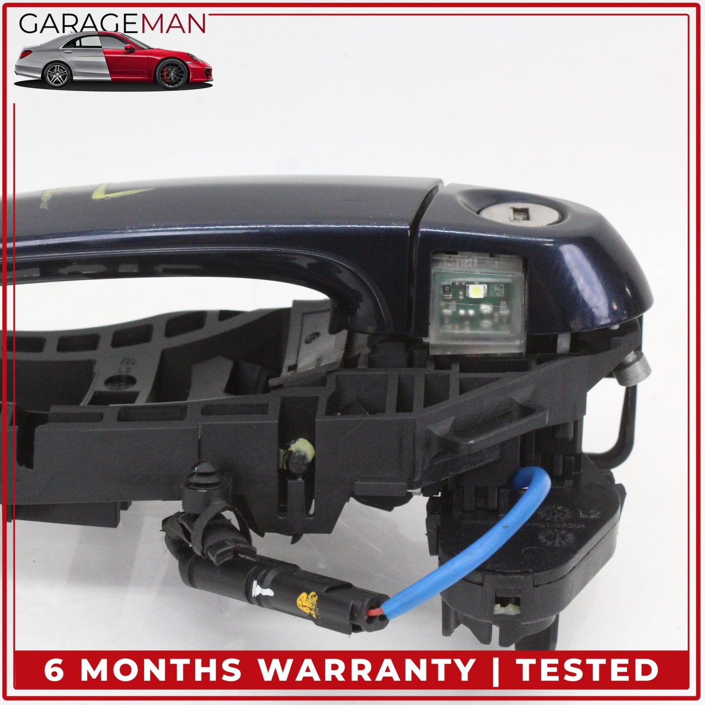 2014-2020 BMW 430i F36 Front Left Driver Side Exterior Door Handle Blue OEM