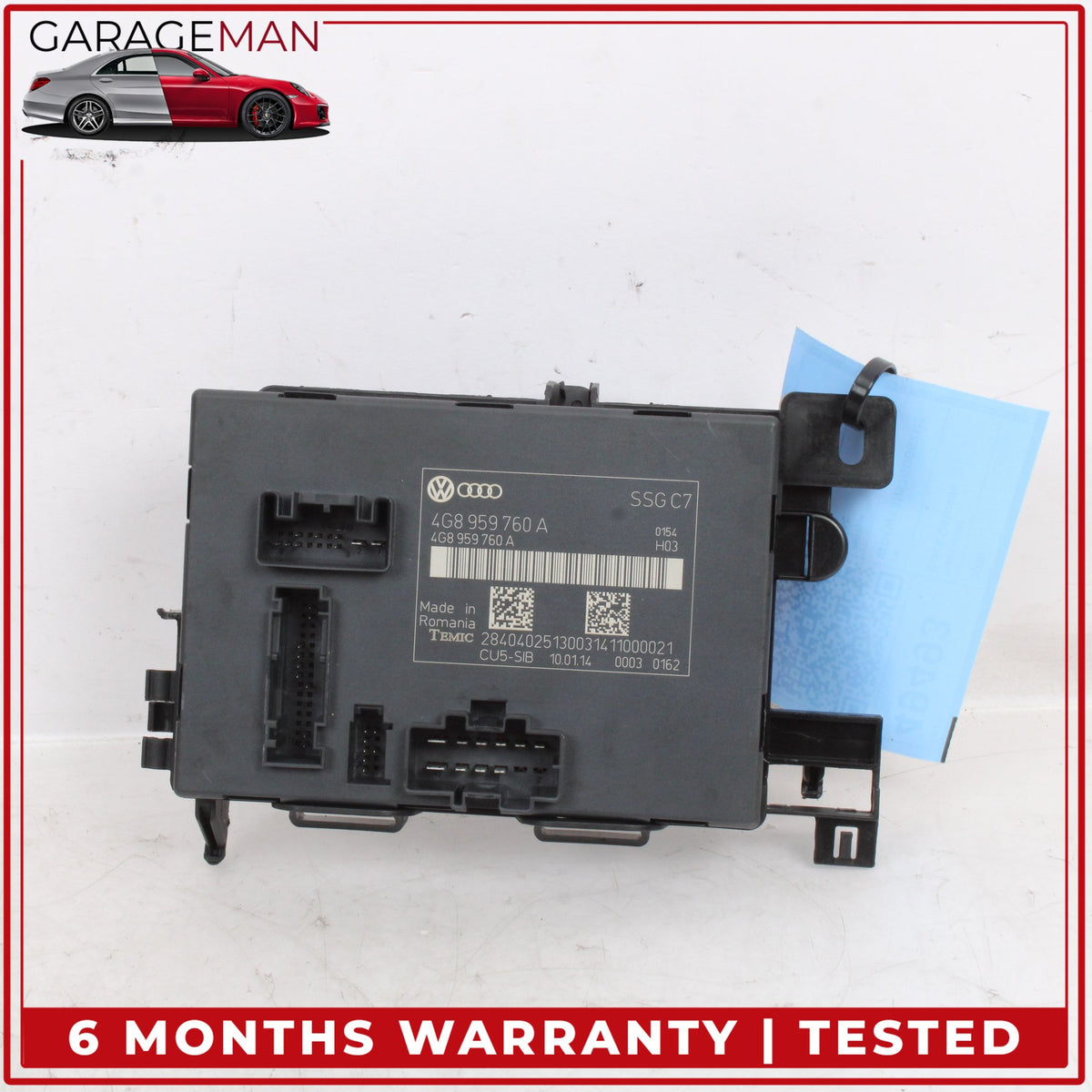 2012-2018 Audi A6 A7 S6 S7 Front Left Side Seat Control Module 4G8959760A OEM