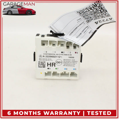 2015-2020 Mercedes W205 C300 Rear Right Side Door Control Module 2229002112 OEM