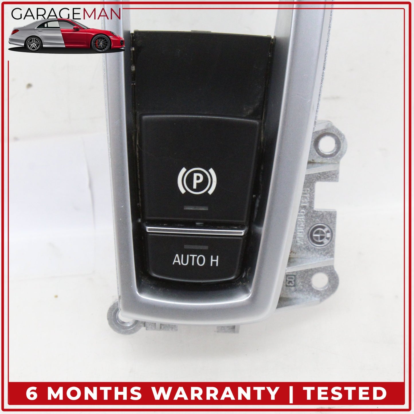 2012-2018 BMW 650i 640i Parking Brake Control Switch w/ Trim 9318730 OEM